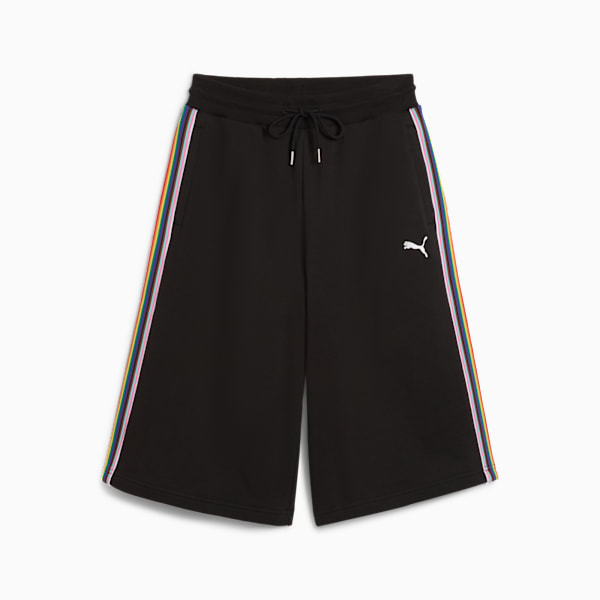 Shorts holgados Equal Love Confederation para mujer, PUMA Black, extralarge