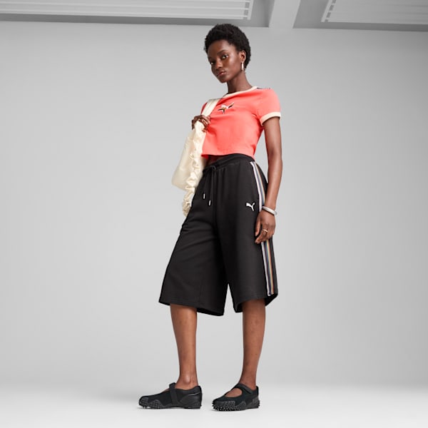 Shorts holgados Equal Love Confederation para mujer, PUMA Black, extralarge