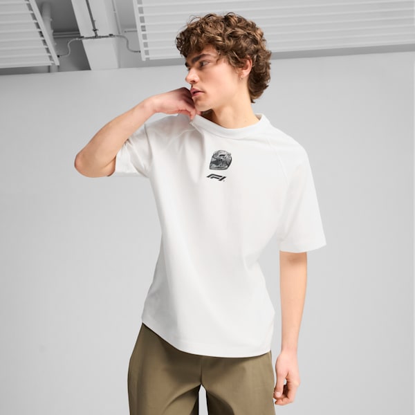F1® Men's Graphic Raglan Tee, PUMA White, extralarge