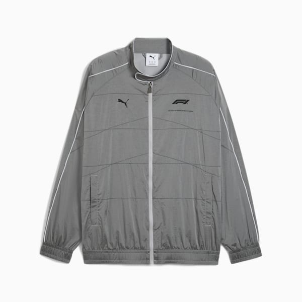 F1® T7 Oversized Men's Track Jacket, Team Silver, extralarge