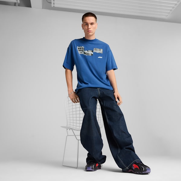 Playera Hombre MMQ, Vivid Blue, extralarge