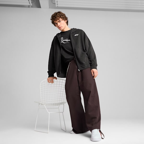 F1® Graphic Fullzip Hoodie Men, PUMA Black, extralarge