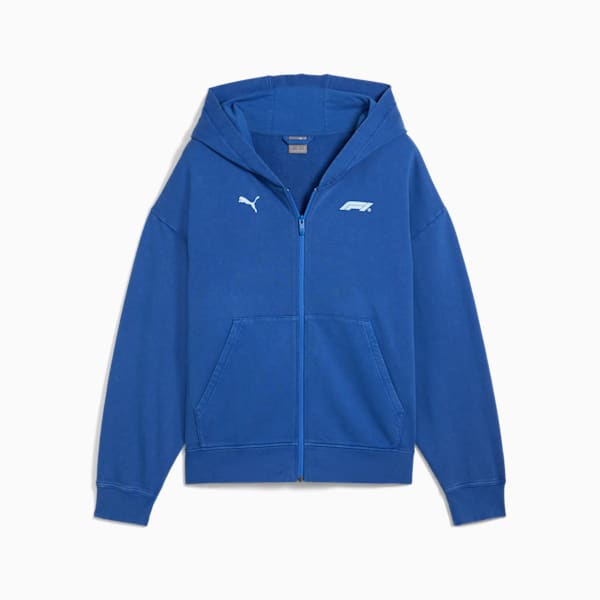F1 Graphic Fullzip Hoodie Men, Vivid Blue, extralarge