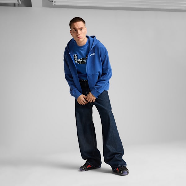 Formula 1® Men's Graphic Full-Zip Hoodie, Vivid Blue, extralarge