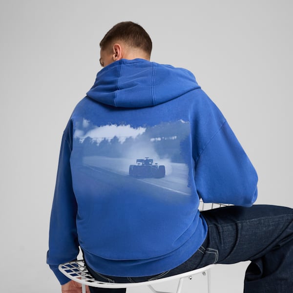 F1 Graphic Fullzip Hoodie Men, Vivid Blue, extralarge