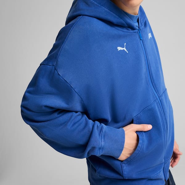 F1 Graphic Fullzip Hoodie Men, Vivid Blue, extralarge