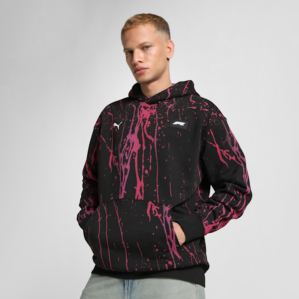 F1® Color Splash Motorsport Men's Relaxed Fit Hoodie, PUMA Black, extralarge-IND