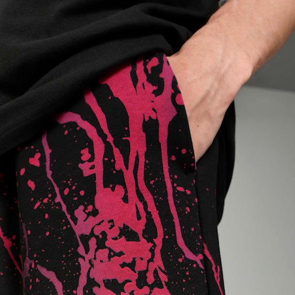 F1® Color Splash Motorsport Men's Relaxed Fit Sweat Shorts, PUMA Black, extralarge-IND