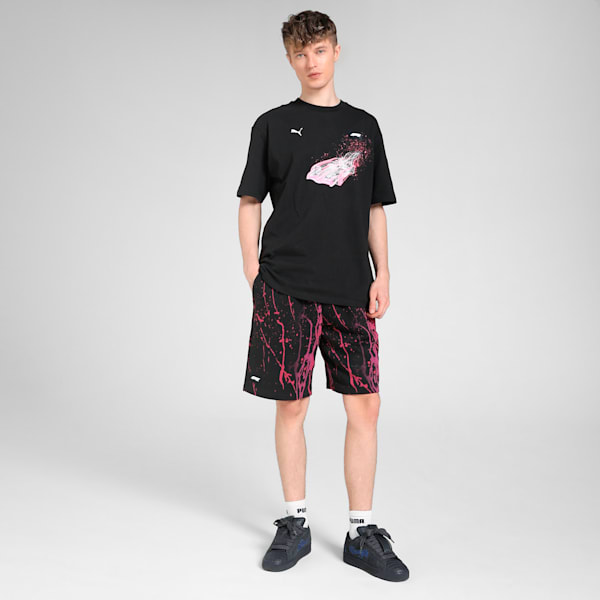 F1® Color Splash Motorsport Men's Relaxed Fit Sweat Shorts, PUMA Black, extralarge-IND