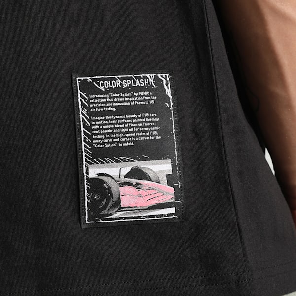 F1® Color Splash Graphic Motorsport Men's Relaxed Fit Tee, PUMA Black, extralarge-IND