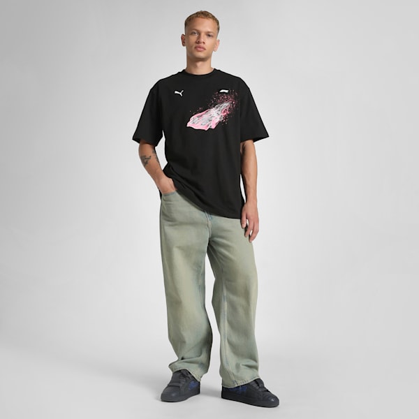F1® Color Splash Graphic Motorsport Men's Relaxed Fit Tee, PUMA Black, extralarge-IND