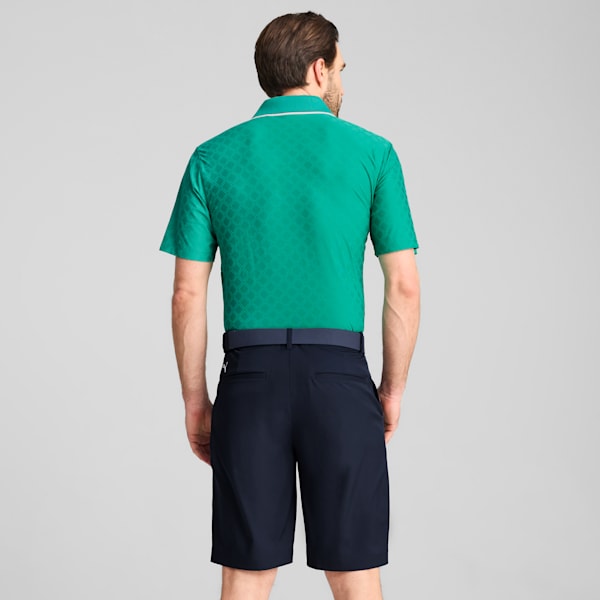 メンズ ゴルフ PUMA x ARNOLD PALMER ティップド ジャガード 半袖 ポロシャツ, Sparkling Green, extralarge-JPN