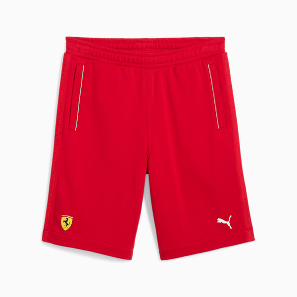 Short en molleton Scuderia Ferrari Race Homme, Rosso Corsa, extralarge