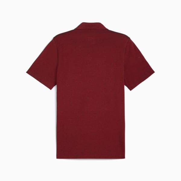 Scuderia Ferrari Race 2 Tone Men's Motorsport Polo, Rosso Corsa, extralarge-IND