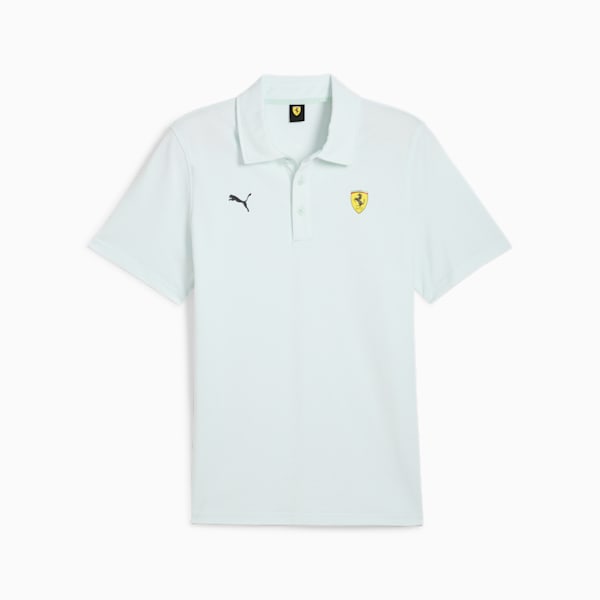 Scuderia Ferrari Race 2 Tone Men's Motorsport Polo, Peaceful Blue, extralarge-IND