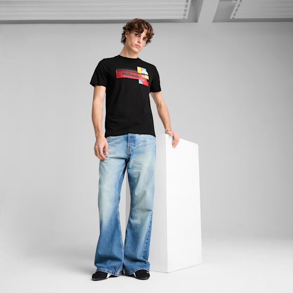 Scuderia Ferrari Race Men's Graphic Tee 1, PUMA Black, extralarge
