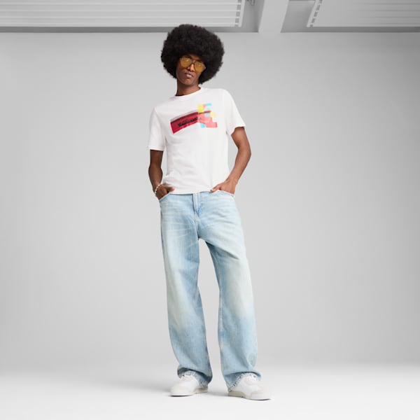 Scuderia Ferrari Race Men's Graphic Tee 1, PUMA White, extralarge