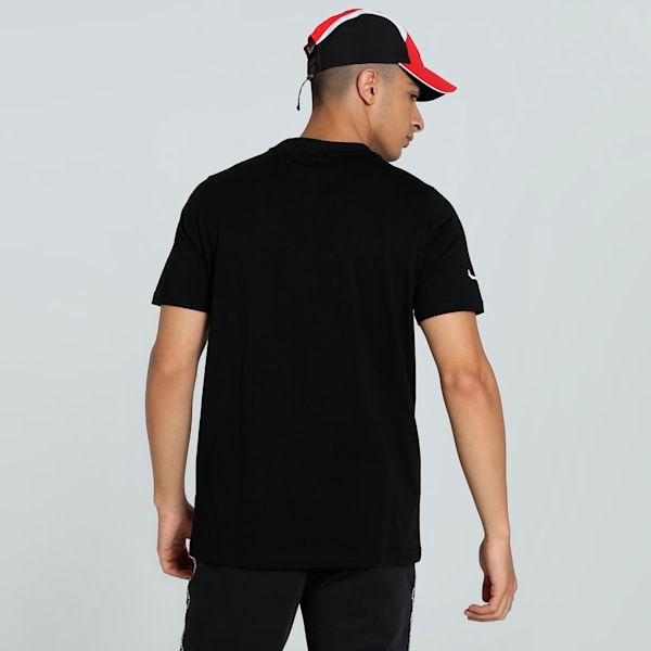 Scuderia Ferrari Race Coloured Big Shield Motorsport Men's Tee, PUMA Black, extralarge-IND