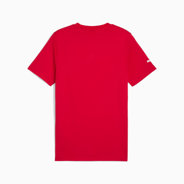 Scuderia Ferrari Race Colored Big Shield Men's Tee, Rosso Corsa, extralarge