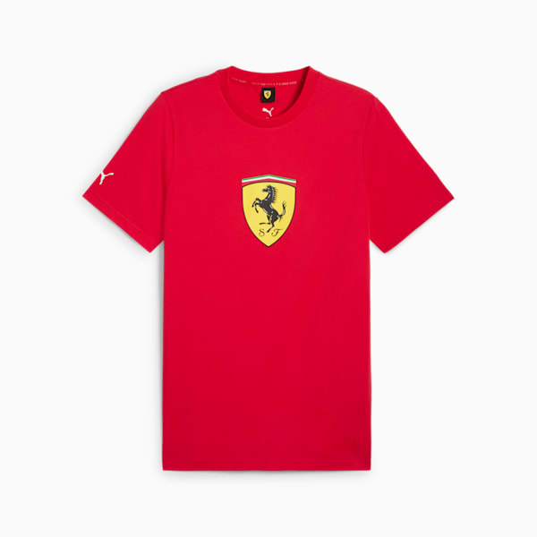 T-shirt Scuderia Ferrari Race Colored Big Shield Homme, Rosso Corsa, extralarge
