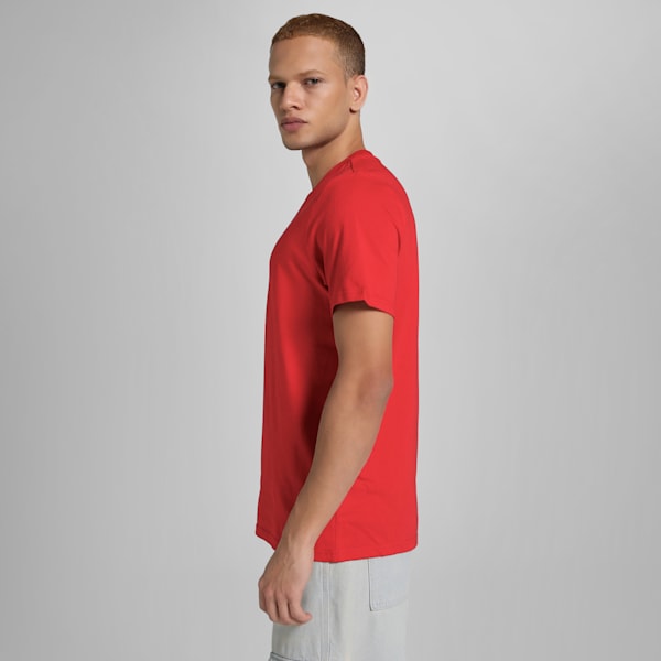 Scuderia Ferrari Race Coloured Big Shield Motorsport Men's Tee, Rosso Corsa, extralarge-IND