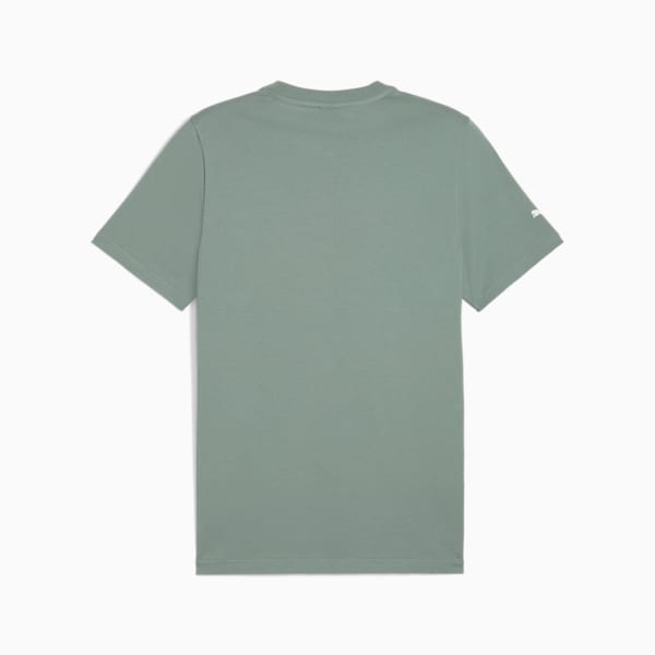 Scuderia Ferrari Race Coloured Big Shield Motorsport Men's Tee, Green Moon, extralarge-IND