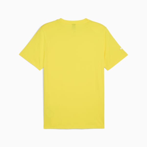 Scuderia Ferrari Race Tonal Big Shield Men's Tee, Speed Yellow, extralarge