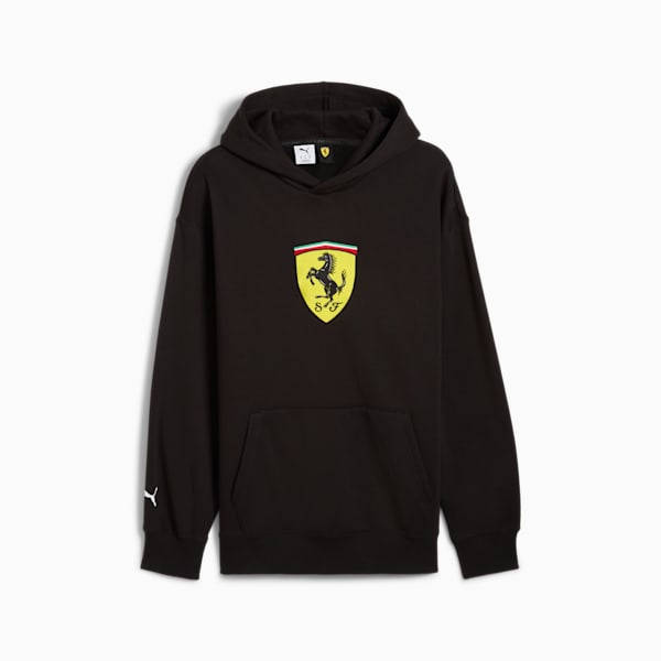 Chandail à capuchon Scuderia Ferrari Race Big Shield Homme, PUMA Black, extralarge
