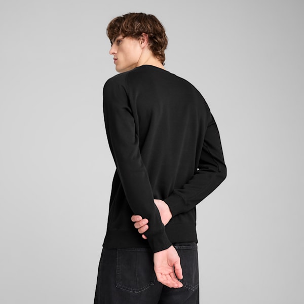 Scuderia Ferrari Race Big Shield Men's Sweatshirt, PUMA Black, extralarge