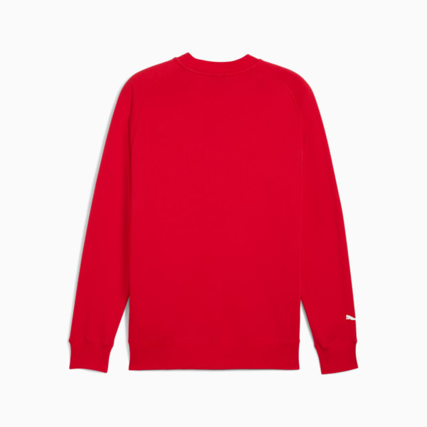 メンズ フェラーリ レース ビッグ シールド クルー スウェット, Rosso Corsa, extralarge-JPN