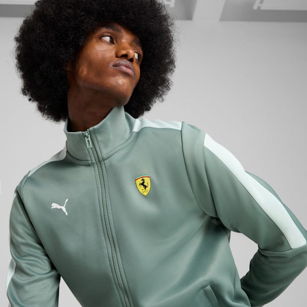 Scuderia Ferrari Race Men's MT7 Jacket, Green Moon, extralarge