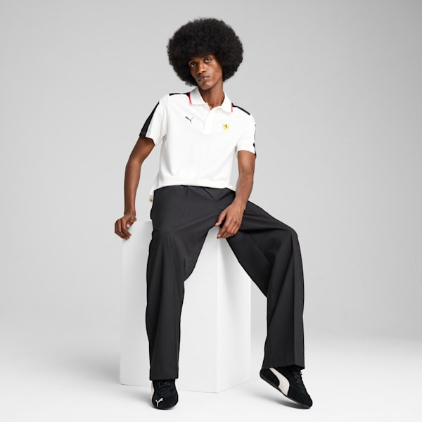 Scuderia Ferrari Race MT7 Men's Polo, PUMA White, extralarge