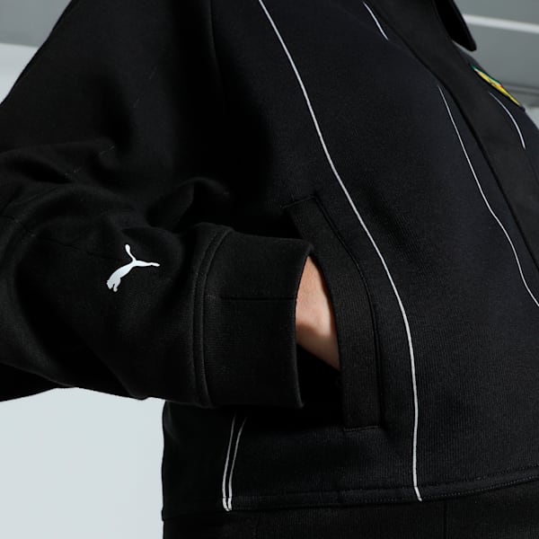 Ferrari Race Women's Relaxed Fit Motorsport Jacket, PUMA Black, extralarge-IND
