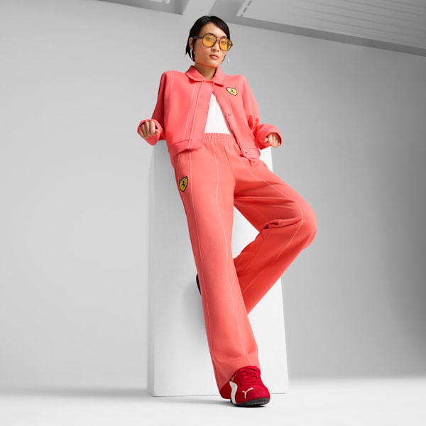 Ferrari Race Motorsport Women's Pants, Peach Frost, extralarge-IND