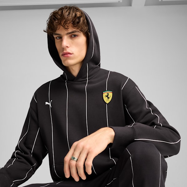 メンズ フェラーリ レース プレミアム フーディ, PUMA Black, extralarge-JPN