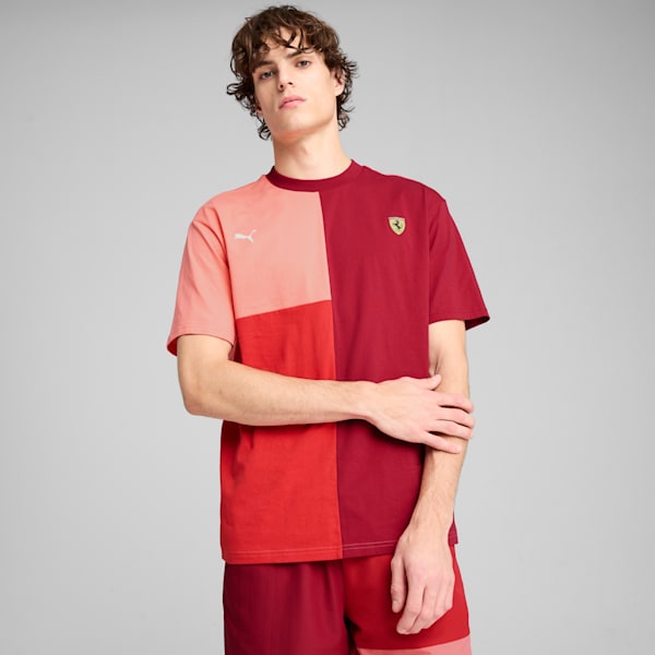 T-shirt style de vie Scuderia Ferrari Race Homme, Rosso Corsa, extralarge