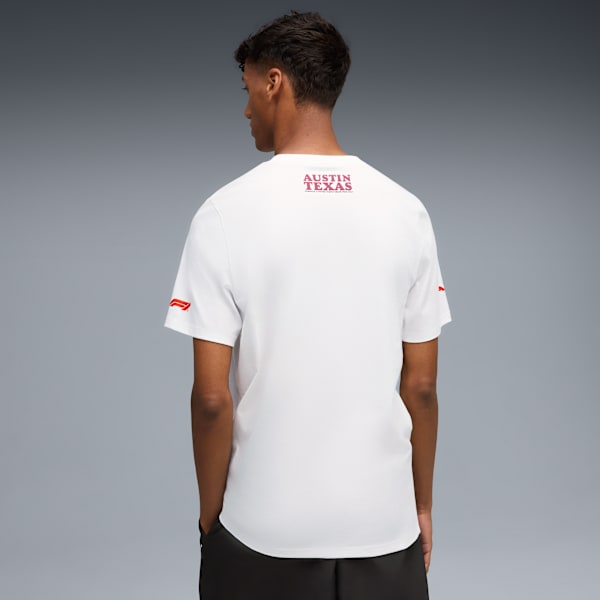 F1® Austin Tee Unisex, PUMA White, extralarge