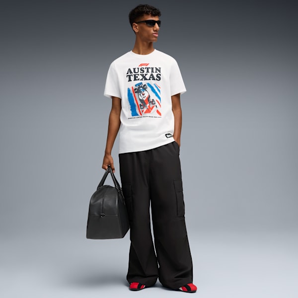 F1® Austin Tee Unisex, PUMA White, extralarge