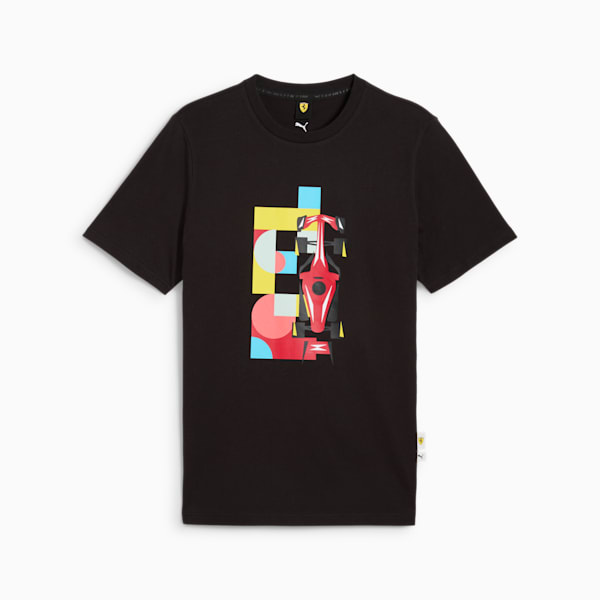 Scuderia Ferrari Race Men's Graphic Tee, PUMA Black, extralarge