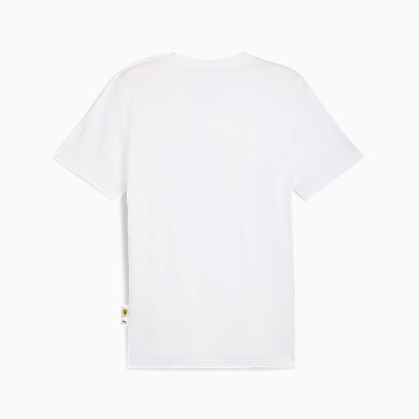 Playera estampada Scuderia Ferrari HP Race Color Splash para hombre, PUMA White, extralarge