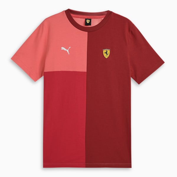 Scuderia Ferrari Race Lifestyle Youth Motorsport Tee, Rosso Corsa, extralarge-IND