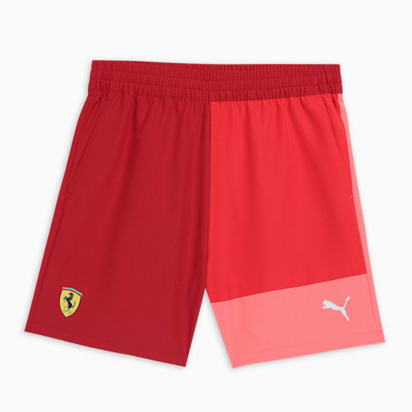 Scuderia Ferrari Race Lifestyle Youth Motorsport Shorts, Rosso Corsa, extralarge-IND