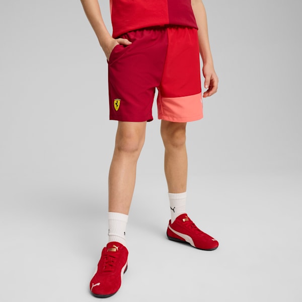 Short para niños grandes Lifestyle Scuderia Ferrari Race, Rosso Corsa, extralarge