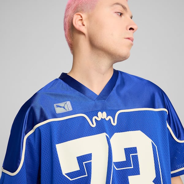 Dress Code Men's Football Jersey, Vivid Blue, extralarge