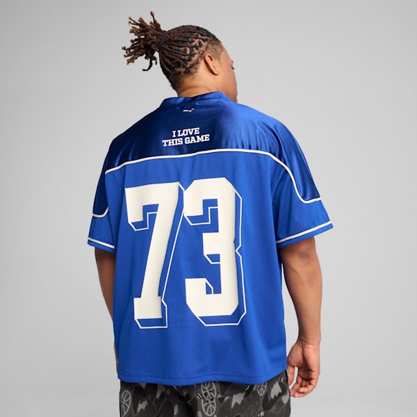 Dress Code Men's Football Jersey, Vivid Blue, extralarge