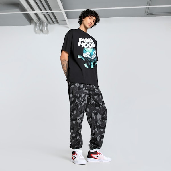 Hoop Dreamz Oversized Basketball Tee, PUMA Black, extralarge-IND
