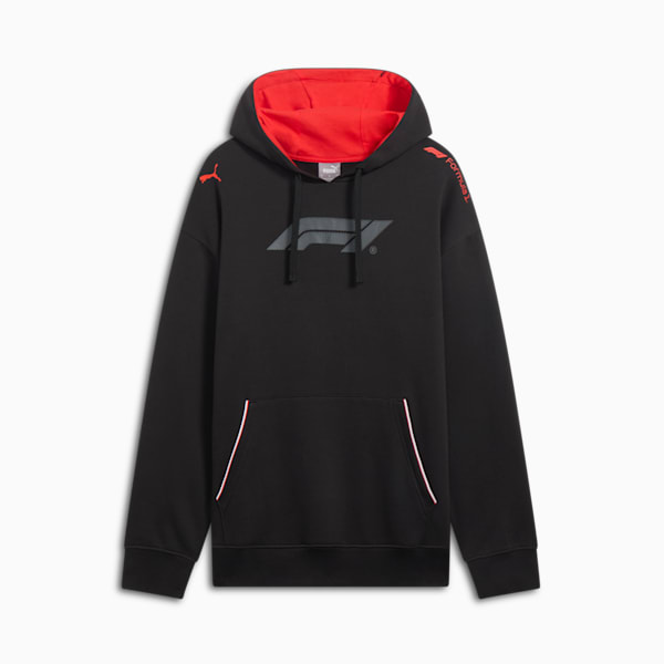 F1® ESS+ Men's Relaxed Hoodie, PUMA Black, extralarge
