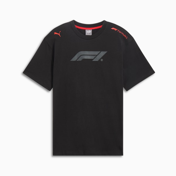 F1® ESS+ Men's Relaxed Tee, PUMA Black, extralarge