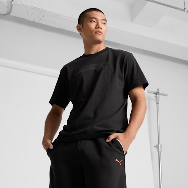 F1® ESS+ Men's Relaxed Tee, PUMA Black, extralarge