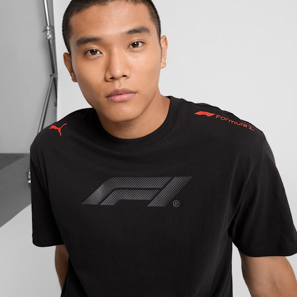 F1® ESS+ Men's Relaxed Tee, PUMA Black, extralarge